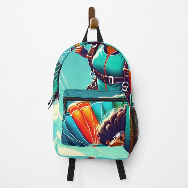 Item preview, Joyful Female Skydiver in Mid-Air designed and sold by Genady.