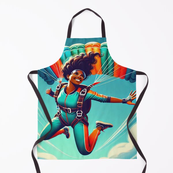 Item preview, Joyful Female Skydiver in Mid-Air designed and sold by Genady.