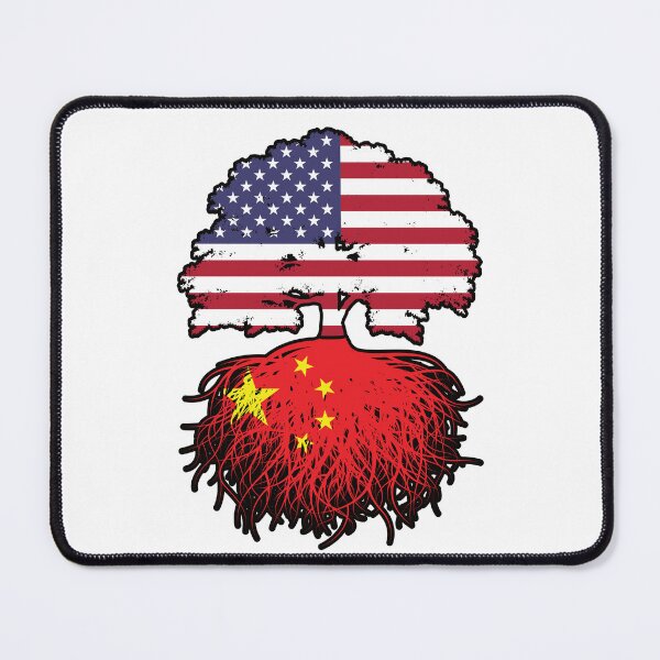 Item preview, China Chinese American USA Tree Roots Flag designed and sold by FlagX.