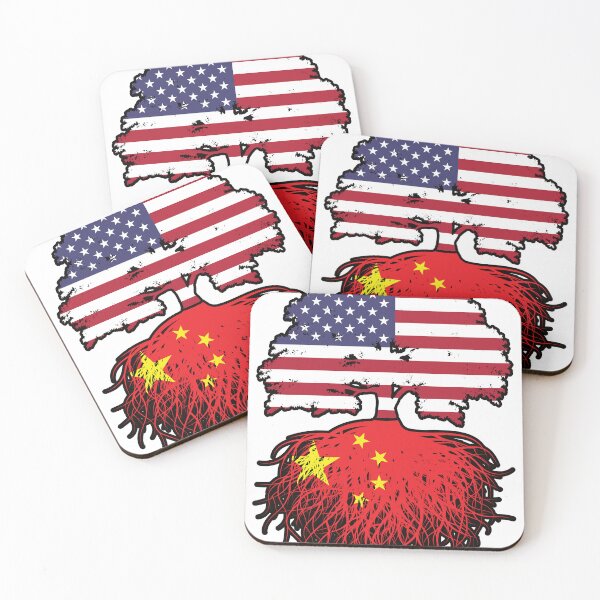 Item preview, China Chinese American USA Tree Roots Flag designed and sold by FlagX.