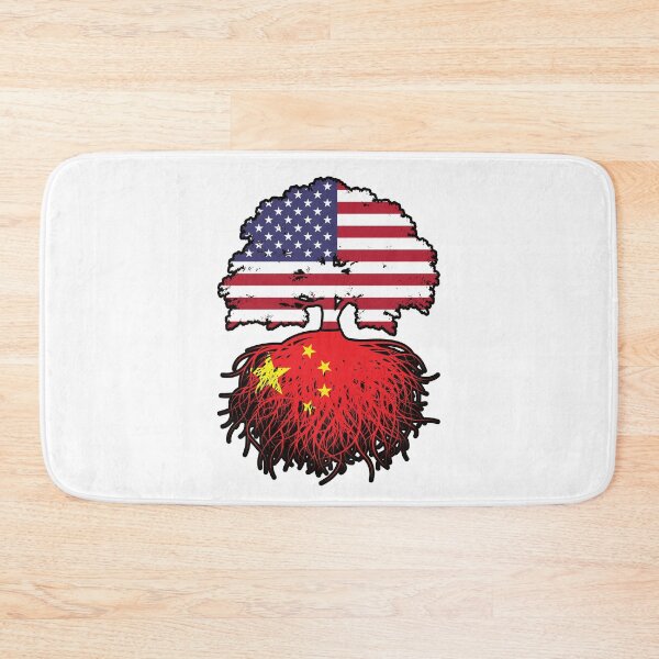 Item preview, China Chinese American USA Tree Roots Flag designed and sold by FlagX.