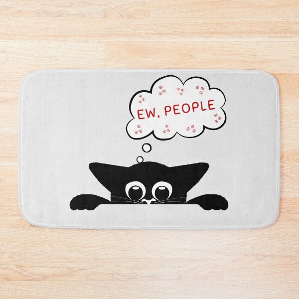 Item preview, Playful Cat Peek with a Thoughtful Message designed and sold by DearPrint.