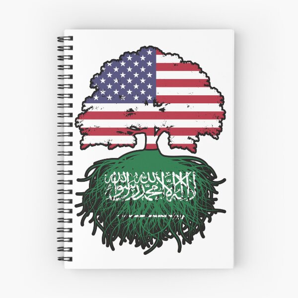 Item preview, Saudi Arabia Saudi American USA Tree Roots Flag designed and sold by FlagX.