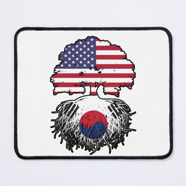 Item preview, South Korea South Korean American USA Tree Roots Flag designed and sold by FlagX.