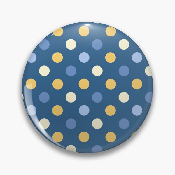 Item preview, Colourful Polka Dots Design In Blue Yellow And Beige designed and sold by JaselviiStudio.