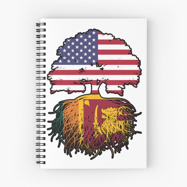 Item preview, Sri Lanka Sri Lankan American USA Tree Roots Flag designed and sold by FlagX.