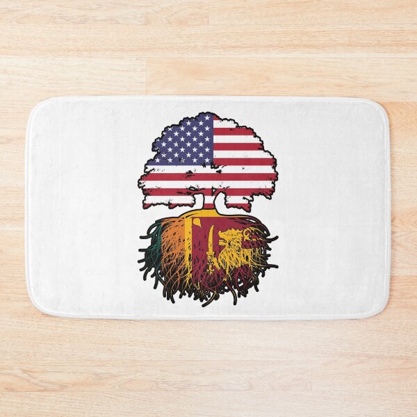Item preview, Sri Lanka Sri Lankan American USA Tree Roots Flag designed and sold by FlagX.
