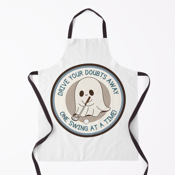 Item preview, drive your doubts away ghost playing golf growth mindset designed and sold by KimRG.