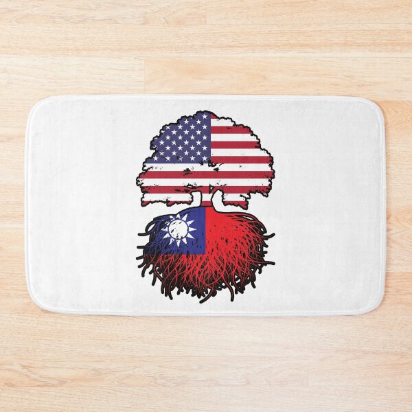 Item preview, Taiwan Taiwanese American USA Tree Roots Flag designed and sold by FlagX.