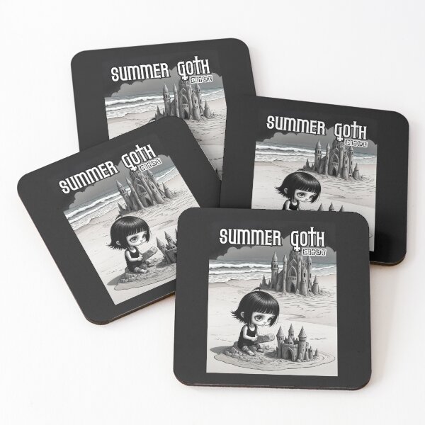 Item preview, Summer goth sand castles designed and sold by MetalSatyrShop.