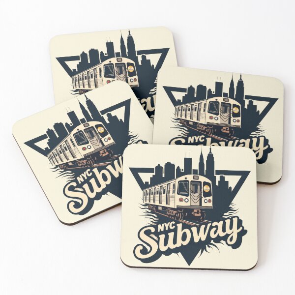 Item preview, New York Subway NYC Subway illustration Train designed and sold by MayaDelaye.