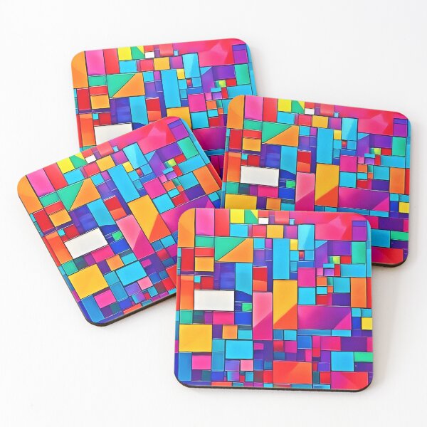 Item preview, Geometric Color Art designed and sold by Health And Fitness Posts e-Store.