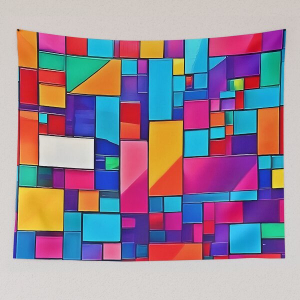 Item preview, Geometric Color Art designed and sold by Health And Fitness Posts e-Store.