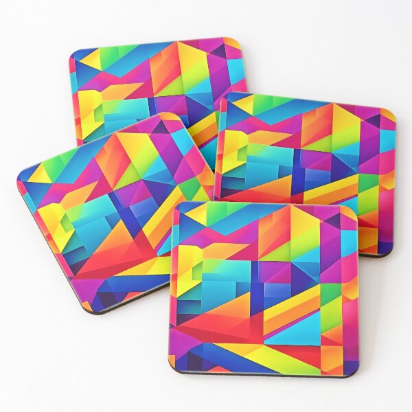 Item preview, Geometric Color Kaleidoscope designed and sold by Health And Fitness Posts e-Store.