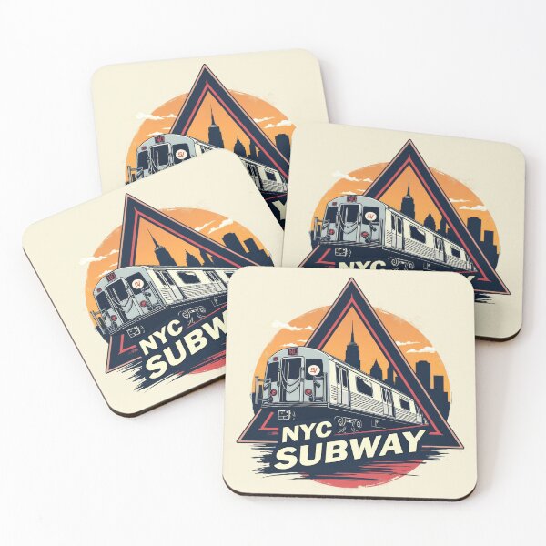 Item preview, New York Subway NYC Subway illustration Train designed and sold by MayaDelaye.