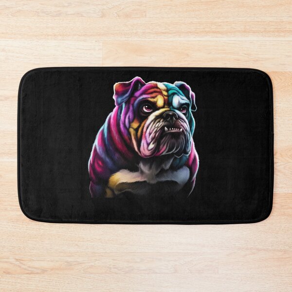 Item preview, Colorful Dog face English Bulldog Cute Dog Lover designed and sold by MTRBSK11.