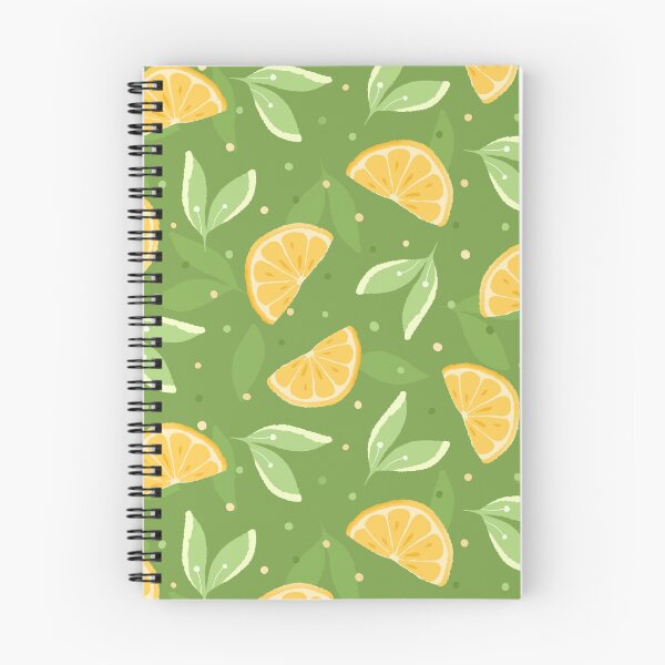 Item preview, Cheerful Yellow Lemon And Leaf Design On Kelly Green designed and sold by JaselviiStudio.