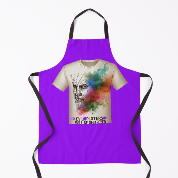 Item preview, Divine Justice 3D Sketch - "Evil Plotters Will Be Destroyed" T-Shirt, designed and sold by PaintMeWorld.