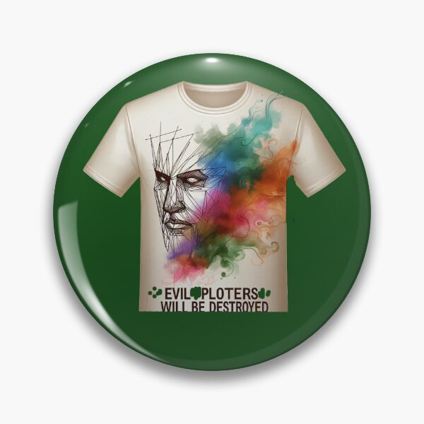 Item preview, Divine Justice 3D Sketch - "Evil Plotters Will Be Destroyed" T-Shirt, designed and sold by PaintMeWorld.