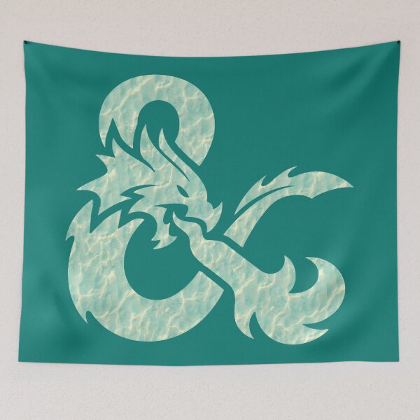 Item preview, Aquatic Ripple Dungeons and Dragons Logo designed and sold by SterkalaPress.