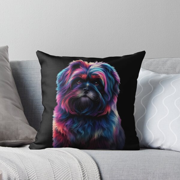 Item preview, Colorful Dog face Lhasa Apso Cute Dog Lover designed and sold by MTRBSK11.