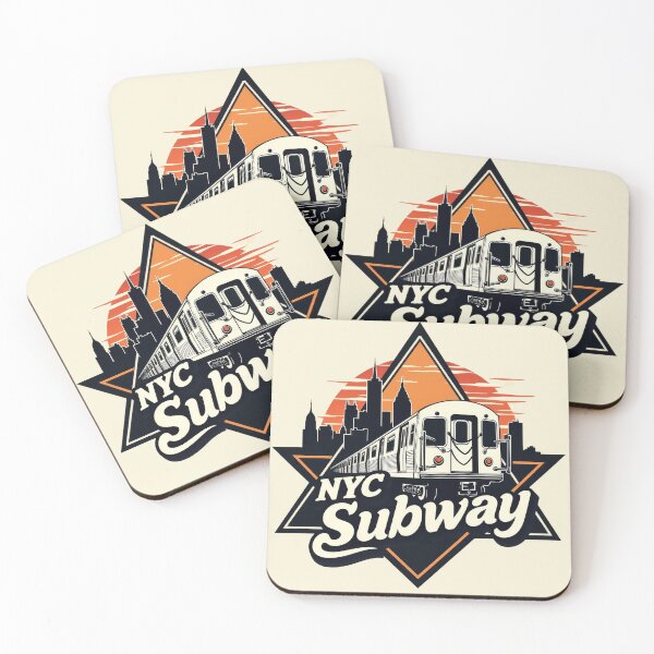 Item preview, New York Subway NYC Subway illustration Train designed and sold by MayaDelaye.