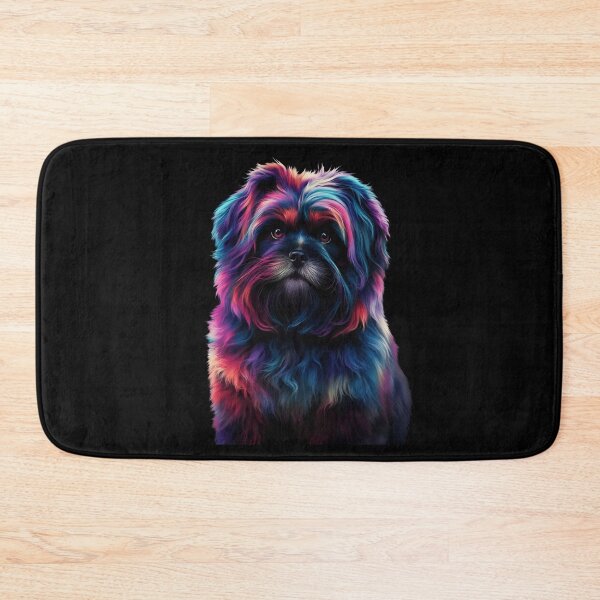 Item preview, Colorful Dog face Lhasa Apso Cute Dog Lover designed and sold by MTRBSK11.