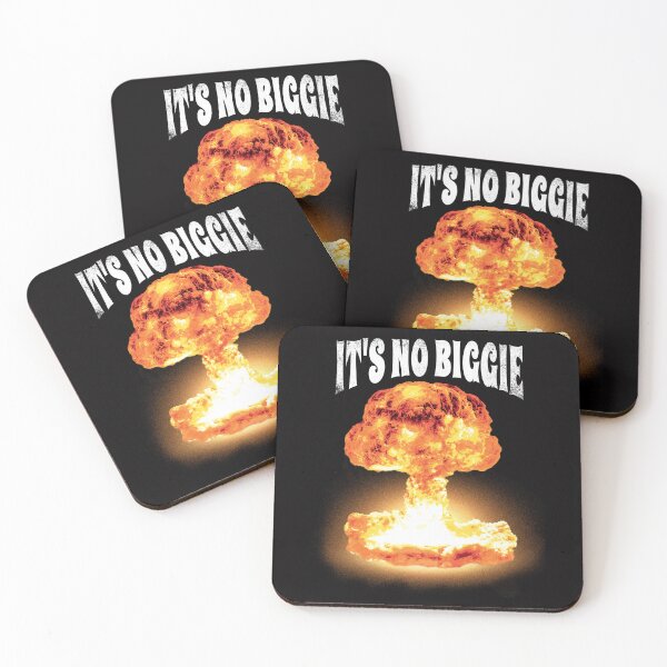 Item preview, Bold and Humorous Nuclear Explosion It’s No Biggie Dark Humor Atomic Blast  designed and sold by DrawHandArt.