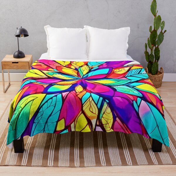 Item preview, Colorful Flower Mandala designed and sold by Health And Fitness Posts e-Store.