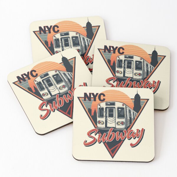 Item preview, New York Subway NYC Subway illustration Train designed and sold by MayaDelaye.