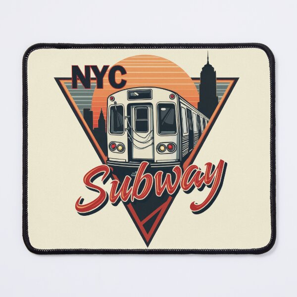 Item preview, New York Subway NYC Subway illustration Train designed and sold by MayaDelaye.
