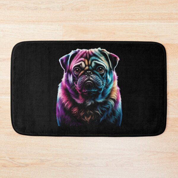 Item preview, Colorful Dog face Pug Cute Dog Lover designed and sold by MTRBSK11.