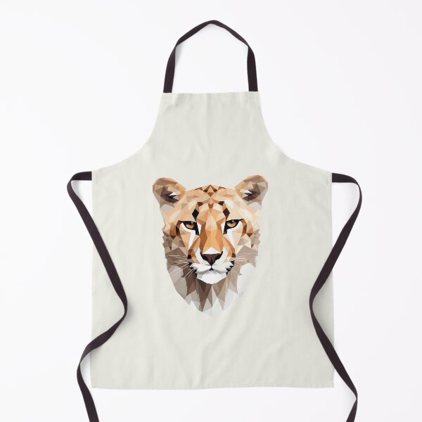 Item preview, Abstract geometric cheetah head minimalistic style designed and sold by CroesCreations.