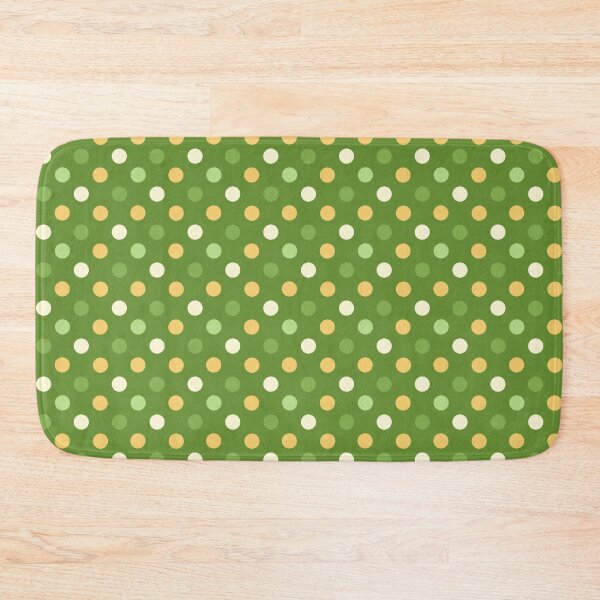 Item preview, Colourful Polka Dots Design In Green Yellow And Beige designed and sold by JaselviiStudio.