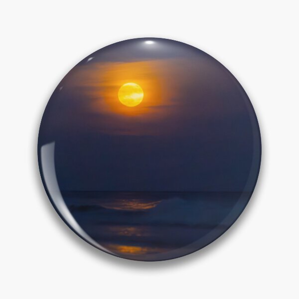 Item preview, Dark Supermoon at the Beach designed and sold by TinyDinoDesigns.