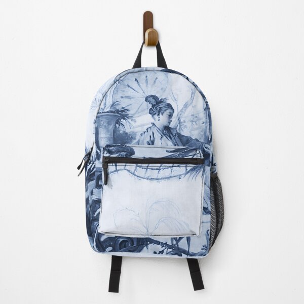 Item preview, Bucolic Navy Chinoiserie Tableau designed and sold by TheChinoiserie.