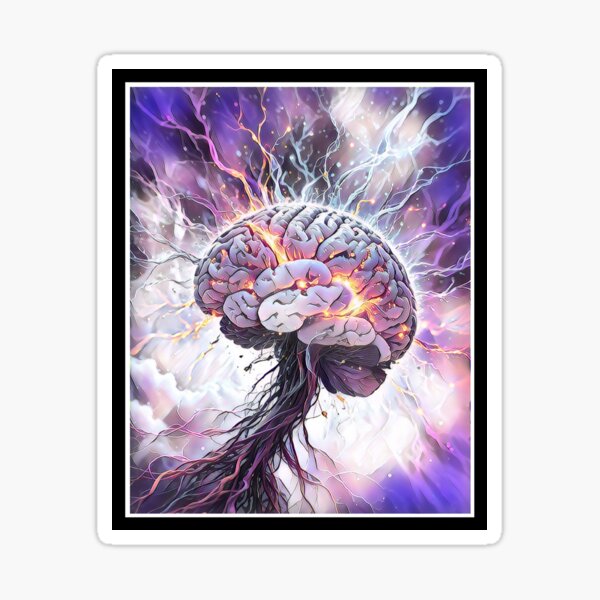 Item preview, Epilepsy Brain designed and sold by RadManDesigns.