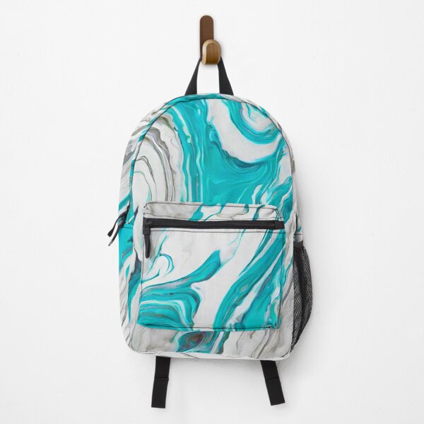 Item preview, Liquid Marble in White-Turquoise Palette 2 designed and sold by Tom-Johnson.