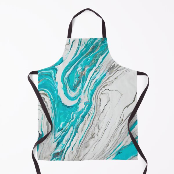 Item preview, Liquid Marble in White-Turquoise Palette 2 designed and sold by Tom-Johnson.