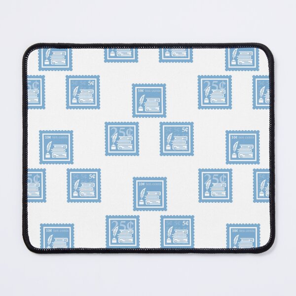 Item preview, English | Light Blue & White Stamps | College Literature Writer Major | Creative Writing Poetry Graduate School Class | Books Author Job | University Degree Minor | StampHeed 001 designed and sold by StampHeed.