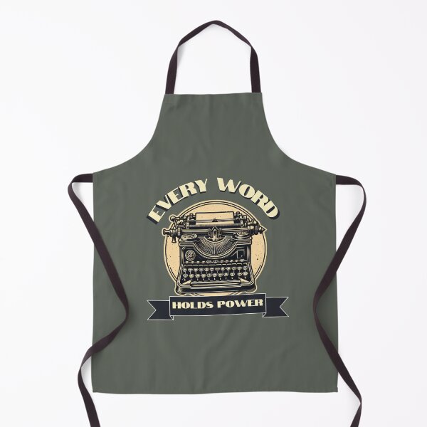 Item preview, Vintage Typewriter & "Every Word Holds Power" ( Grey Background) designed and sold by MusesWhispers.