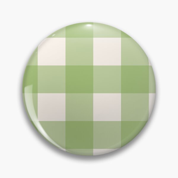 Item preview, Soft Green And Cream Gingham Plaid Design designed and sold by JaselviiStudio.