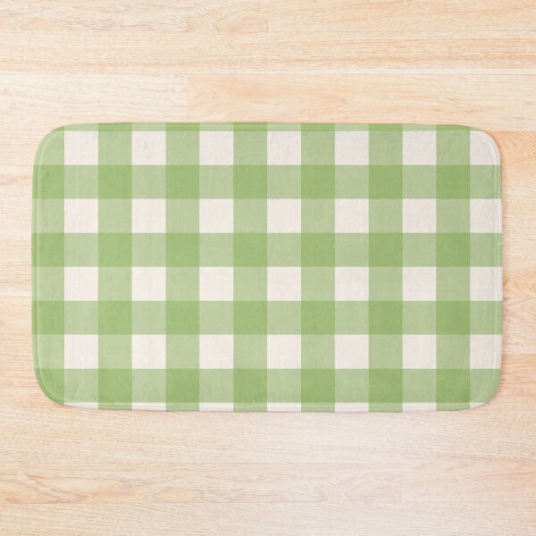 Item preview, Soft Green And Cream Gingham Plaid Design designed and sold by JaselviiStudio.
