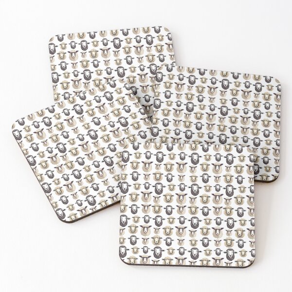 Item preview, Funny Sheep Face Pattern designed and sold by Tom-Johnson.