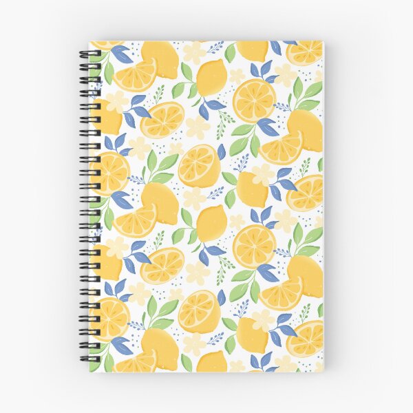 Item preview, Bright Lemon And Floral Design On White designed and sold by JaselviiStudio.