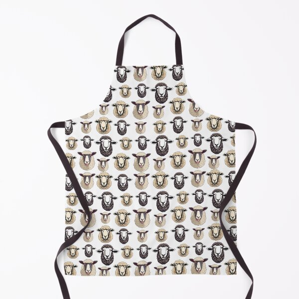 Item preview, Funny Sheep Face Pattern designed and sold by Tom-Johnson.