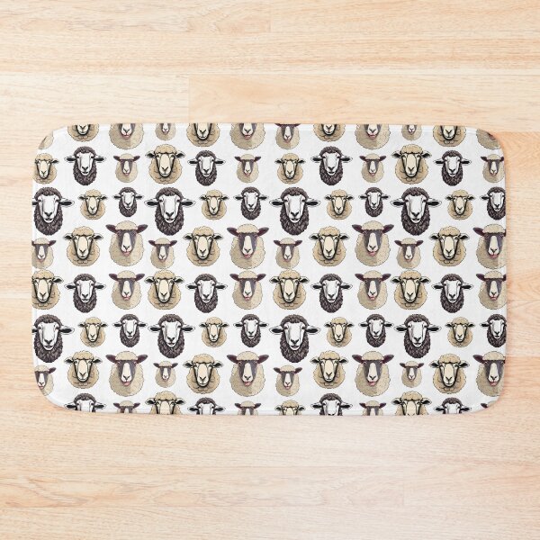 Item preview, Funny Sheep Face Pattern designed and sold by Tom-Johnson.