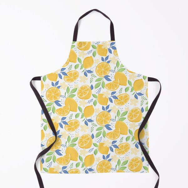 Item preview, Bright Lemon And Floral Design On White designed and sold by JaselviiStudio.