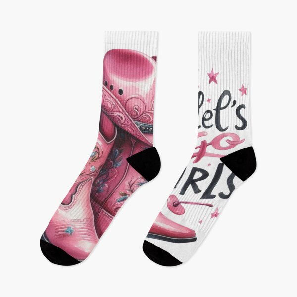 Item preview, Lets Go Girl, Pink Cowboy Boots designed and sold by deniz kaya.
