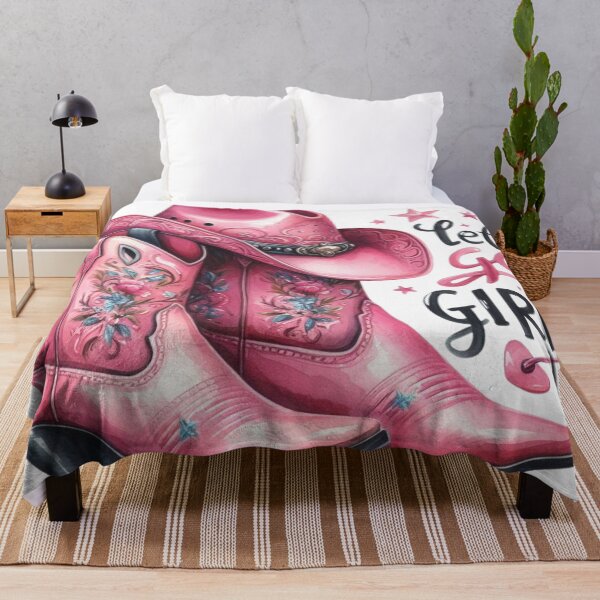 Item preview, Lets Go Girl, Pink Cowboy Boots designed and sold by deniz kaya.